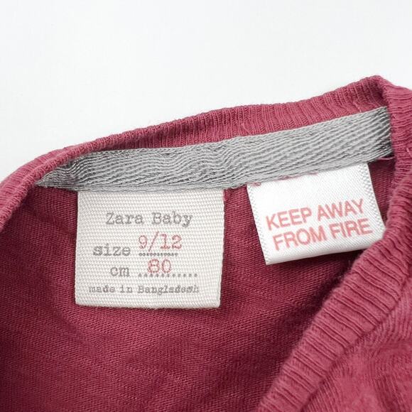 Zara Red Pocket Shirt - Picture 4 of 5